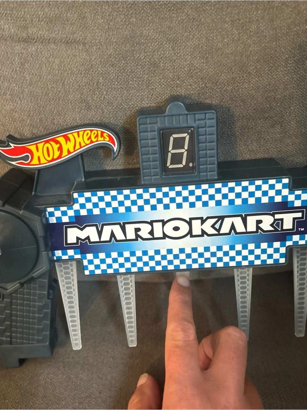 Hot Wheels Mario Kart Rainbow Road Raceway Replacement Part Finish Line Gate